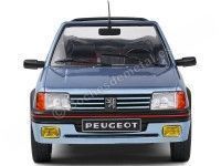 1989 Peugeot 205 CTI MK1 Convertible Azul Azzuro 1:18 Solido S1806203