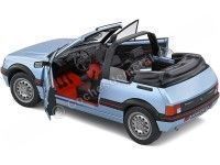 1989 Peugeot 205 CTI MK1 Convertible Azul Azzuro 1:18 Solido S1806203