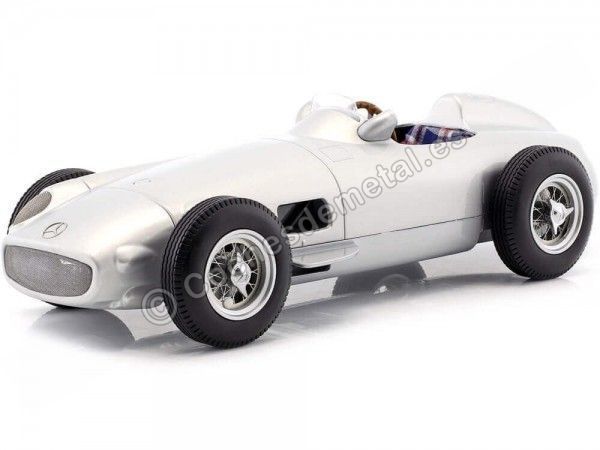 Cochesdemetal.es 1954 Mercedes-Benz W196 Plain Body Edition Flecha de Plata 1:18 Werk83 W1801801