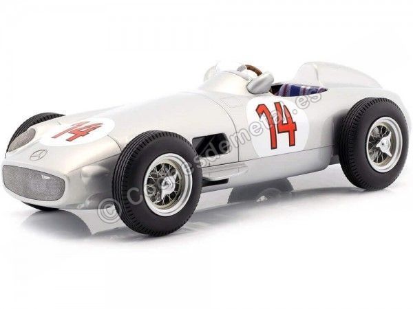 Cochesdemetal.es 1955 Mercedes-Benz W196 Nº14 Stirling Moss GP F1 Bélgica 1:18 Werk83 W1801804