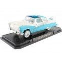 Cochesdemetal.es 1955 Ford Fairlane Crown Victoria Blanco/Azul 1:18 Lucky Diecast 92138