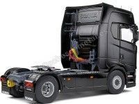 2021 Cabeza Tractora Scania S580 Highline Negro Master 1:24 Solido ...