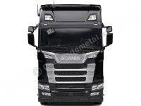 2021 Cabeza Tractora Scania S580 Highline Negro Master 1:24 Solido ...