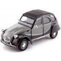 Cochesdemetal.es 1982 Citroen 2CV 6 Charleston Gris/Negro 1:24 Welly 24009