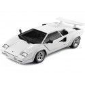 Cochesdemetal.es 1974 Lamborghini Countach LP 5000 S Blanco 1:24 Welly 24112