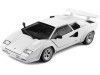 Cochesdemetal.es 1974 Lamborghini Countach LP 5000 S Blanco 1:24 Welly 24112