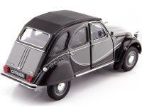 1982 Citroen 2CV 6 Charleston Gris/Negro 1:24 Welly 24009