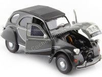 1982 Citroen 2CV 6 Charleston Gris/Negro 1:24 Welly 24009