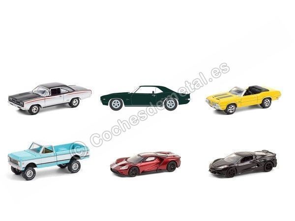 Lote de 6 Modelos "Barret Jackson Series 6" 1:64 Greenlight 37220