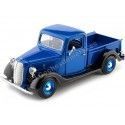 Cochesdemetal.es 1937 Ford Pickup Azul 1:24 Motor Max 73233