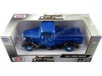 1937 Ford Pickup Azul 1:24 Motor Max 73233