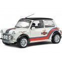 Cochesdemetal.es 1998 Mini Cooper Sport "Martini Evocation" Blanco Perla 1:18 Solido S1800610