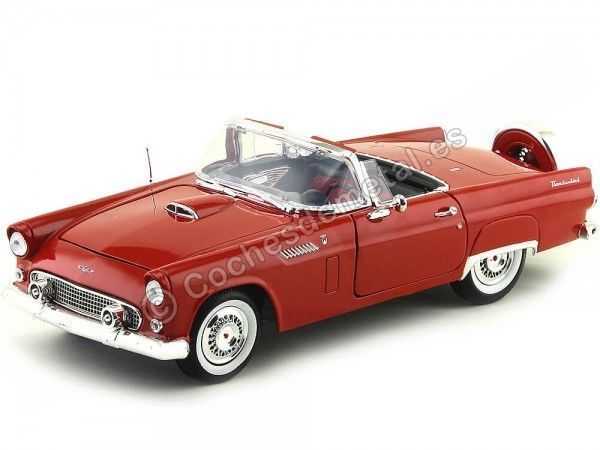 Cochesdemetal.es 1956 Ford Thunderbird Convertible Rojo Motor Max 73173