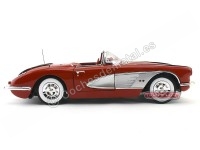 Cochesdemetal.es 1958 Chevrolet Corvette Convertible Rojo 1:18 Motor Max 73109