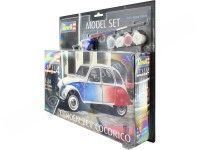 1986 Citroen 2CV Cocorico "Plastic Model Kit" Blanco/Azul/Rojo 1:24...