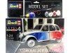 1986 Citroen 2CV Cocorico "Plastic Model Kit" Blanco/Azul/Rojo 1:24...