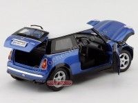 2004 Mini Coper R50 Azul-Blanco 1:18 Motor Max 73114 Cochesdemetal 6 - Coches de Metal 