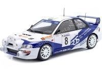 Cochesdemetal.es 2000 Subaru Impreza S5 WRC Night Version Nº8 Valentino Rossi/Cassina Rally Show Di Monza 1:18 Solido S1807403