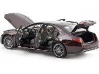 2021 Mercedes-Benz Clase-S AMG-Line Luxury Saloon (W223) Granate Metalizado 1:18 Norev 183804