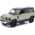 Cochesdemetal.es 2022 Land Rover Defender 110 Verde Claro Metalizado 1:24 Bburago 18-21101