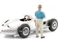 1955 Figura de Resina Juan Manuel Fangio "Leyendas de las Carreras Años 50, Figura A" 1:18 American Diorama 76347