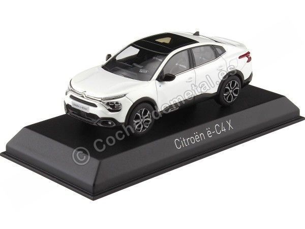 Cochesdemetal.es 2023 Citroen e-C4 X Blanco Perla 1:43 Norev 155480