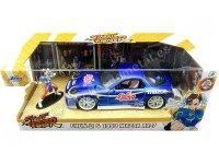 1993 Mazda RX-7 + Figura Chun-Li "Streetfighter" Azul 1:24 Jada Toys 30838 253255062