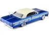 1964 Chevrolet Impala Lowrider Azul/Blanco 1:24 Motor Max 79021