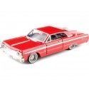 1964 Chevrolet Impala Coupe Rojo 1:24 Motor Max 73259