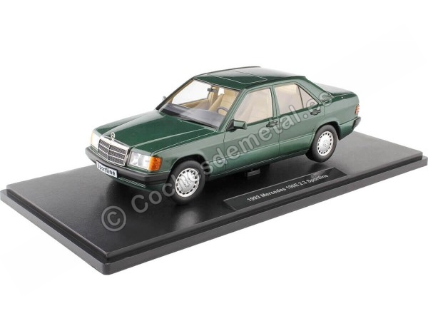 1993 Mercedes-Benz 190E 2.3 Sportline W201 Verde Malaquita Metalizado 1:18 Triple-9 1800311