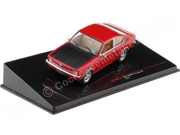 1976 Opel Kadett C Coupe SR Rojo/Negro 1:43 IXO Models CLC490N.22