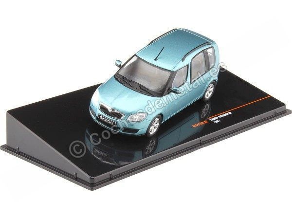 2007 Skoda Roomster Azul Claro Metalizado 1:43 IXO Models CLC472N.22