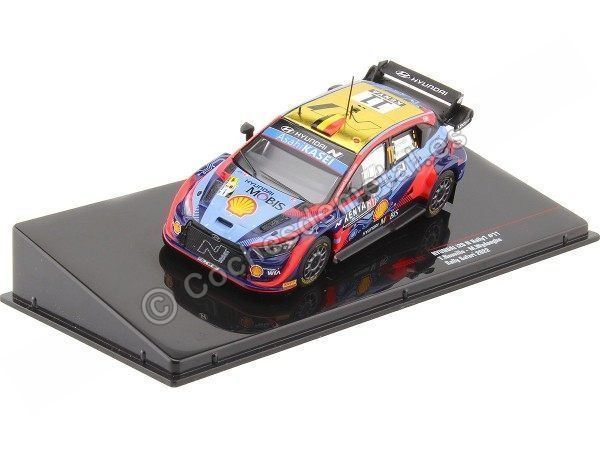 2022 Hyundai i20 N Rally1 Nº11 Neuville/Wydaeghe Rally Safari 1:43 IXO Models RAM855.22