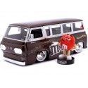 1965 Ford Econoline + Figura "M&Ms Rojo" Marrón/Plateado 1:24 Jada Toys 32027 253255065