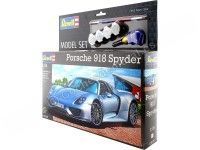 2015 Porsche 918 Spyder "Plastic Model Kit" Plateado 1:24 Revell 67026