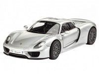 2015 Porsche 918 Spyder "Plastic Model Kit" Plateado 1:24 Revell 67026