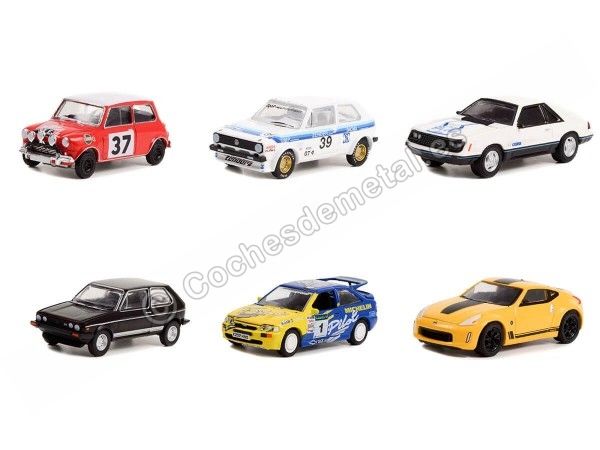 Lote de 6 Modelos "Hot Hatches Series 2" 1:64 Greenlight 63020