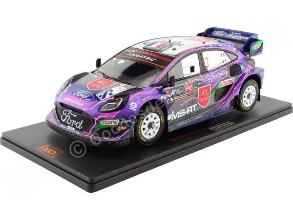 2022 Ford Puma Rally1 Nº7 Loubet/Landais Rally Acrópolis 1:18 IXO M...