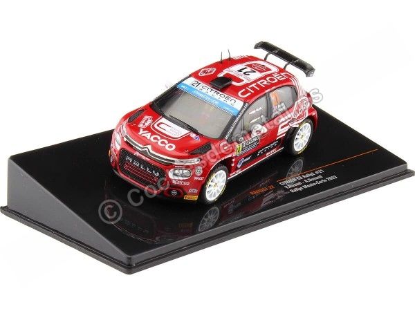 2023 Citroen C3 Rally2 Nº21 Rossel/Dunand Rally Monte Carlo 1:43 IX...