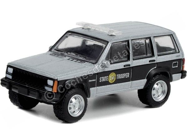 1995 Jeep Cherokee North Carolina Highway Patrol "Hot Pursuit Series 43" 1:64 Greenlight 43010D