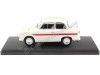 1959 Trabant P50 Blanco/Rojo 1:24 WhiteBox 124186