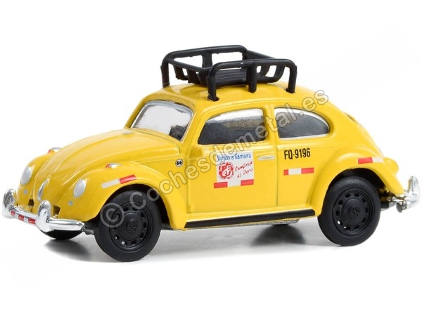 1966 Classic Volkswagen VW Beetle Taxi Lima Peru "Club Vee-Dub Series 16" 1:64 Greenlight 36070F