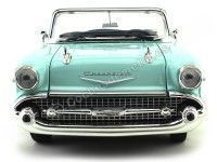 Cochesdemetal.es 1957 Chevrolet Bel Air Open Convertible Verde 1:18 Motor Max 73175