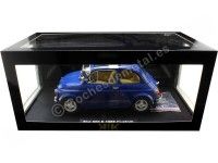 1968 Fiat 500 F Custom Con Techo Corredizo Azul Oscuro 1:12 KK-Scale KKDC120063