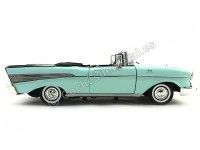 Cochesdemetal.es 1957 Chevrolet Bel Air Open Convertible Verde 1:18 Motor Max 73175