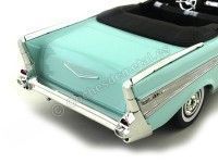 Cochesdemetal.es 1957 Chevrolet Bel Air Open Convertible Verde 1:18 Motor Max 73175