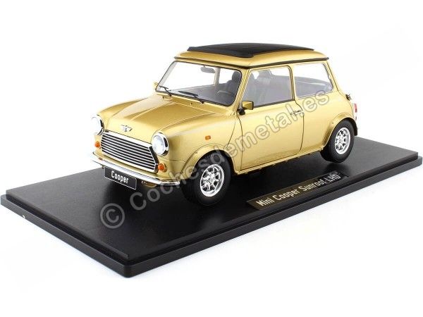 1997 Mini Cooper con Techo Corredizo Dorado Metalizado 1:12 KK-Scale KKDC120076L