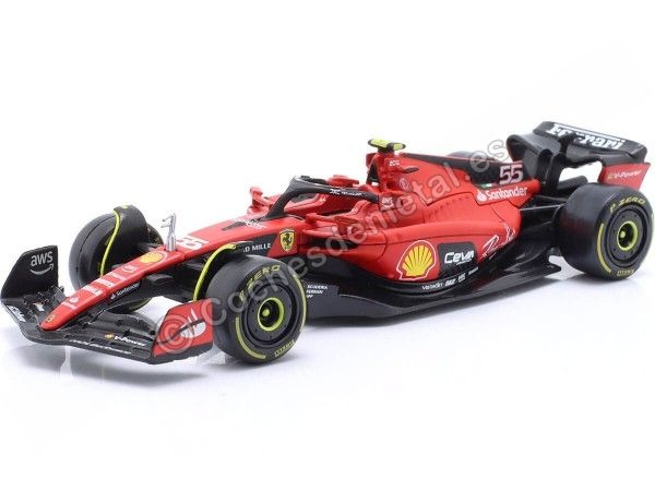 2023 Ferrari SF-23 F1 Nº55 Carlos Sainz Scudería Ferrari 1:43 Bbura...