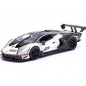 2021 Lamborghini Essenza SCV12 Blanco/Negro 1:24 Bburago 18-28023