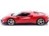 2022 Ferrari 296 GTB Assetto Fiorano Rojo/Blanco 1:18 Bburago 16017